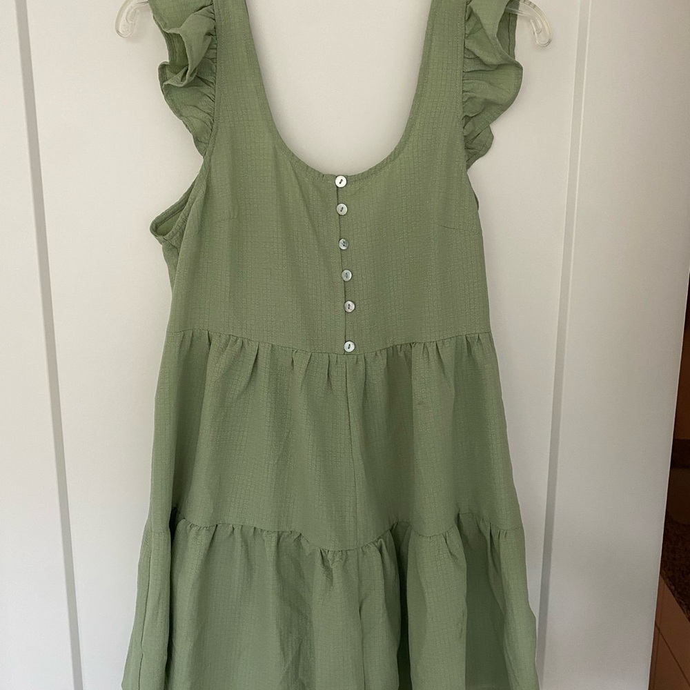 Pink Lily Sage Ruffle Dress